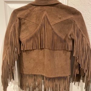 Vintage handmade leather coat